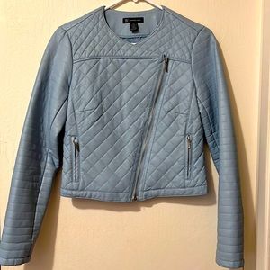 INC Faux Leather Jacket